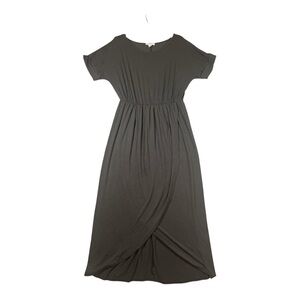 Zenana Outfitters Charcoal Maxi Dress